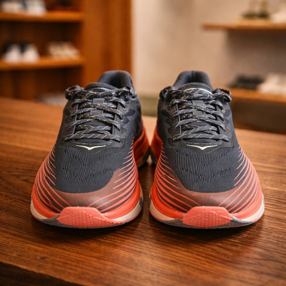 Hoka One Women’s Torrent 2  Running Shoes Size 7.5 Castlerock/Camelia - Picture 12 of 13